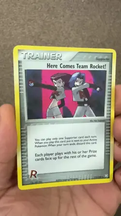EX Team Rocket Returns 111/109 Pokemon Here Comes Team Rocket! Secret Rare NM! - Image 2