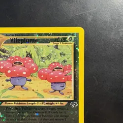 Pokemon Vintage Southern Islands Reverse Holo Vileplume 17/18 Multiple Swirls - Image 4