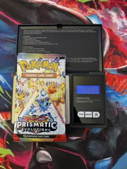 Pokemon TCG: Prismatic Evolutions HEAVY Booster Pack (22.95g) New & Sealed #16 - Image 1