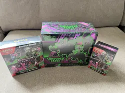 Pokemon Shrouded Fable – 1 ETB + 2 Booster Bundles– Factory Seal – ETB Wear - Image 1
