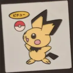 Pichu Daiichi Pan Sticker Japanese Pokemon Vol. 19 Pokemon MP - Image 1