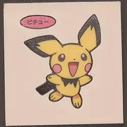 Pichu Daiichi Pan Sticker Japanese Pokemon Vol. 58 Pokemon MP - Image 1