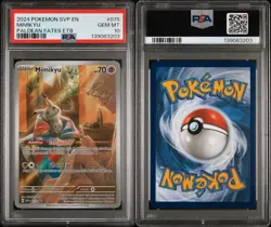 Pokemon Mimikyu 75 Black Star Promo - Paladean Fates ETB - PSA 10 - Image 1