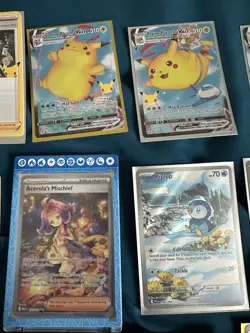 Pokemon Acerolas Mischief Sir, Art Rare And 25th Celebrations Lot Of 26 - Image 4