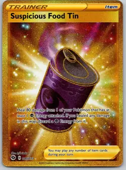 Suspicious Food Tin - 080/073 - Pokemon Champions Path Sword Shield Secret NM - Image 1