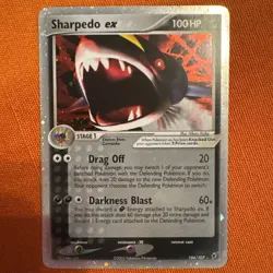 Sharpedo EX, 104/107 from EX Deoxys Set NM Pokemon TCG - Image 1
