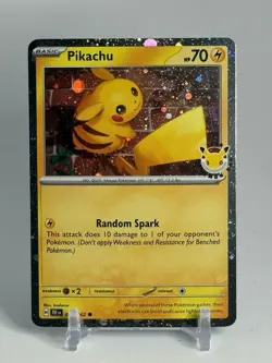 Pokemon TCG Pikachu Cosmos Holo 51/162 "2026 Pokemon Day" - Image 1