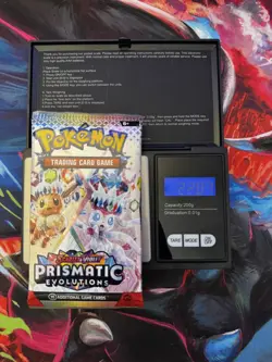 Pokemon TCG: Prismatic Evolutions HEAVY Booster Pack (22.87g) New & Sealed #15 - Image 1