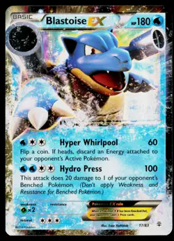 Blastoise EX - Holofoil #17/83 Ultra Rare Pokemon Generations NM - Image 1