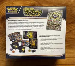 POKEMON TCG SCARLET VIOLET SURGING SPARKS ETB ELITE TRAINER BOX FACTORY SEALED C - Image 2