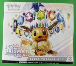 Pokemon Prismatic Evolutions ETB Elite Trainer Box TCG Sealed with Plastic Case - Image 1