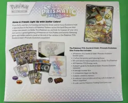 Pokemon Prismatic Evolutions ETB Elite Trainer Box TCG Sealed with Plastic Case - Image 2