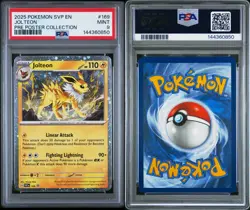 2025 POKEMON SVP PROMO PRISMATIC EVOLUTIONS POSTER COLLECTION #169 JOLTEON PSA 9 - Image 3