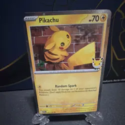 Pokemon Pikachu 051/162 2026 Pokemon Day stamped cosmos holo. - Image 1