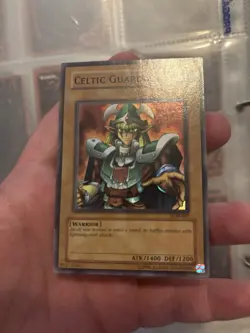 Celtic Guardian LOB-007 Super Rare GLOSSY Yugioh - Image 2
