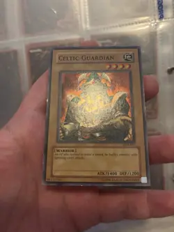 Celtic Guardian LOB-007 Super Rare GLOSSY Yugioh - Image 4