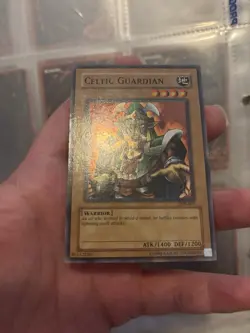 Celtic Guardian LOB-007 Super Rare GLOSSY Yugioh - Image 5