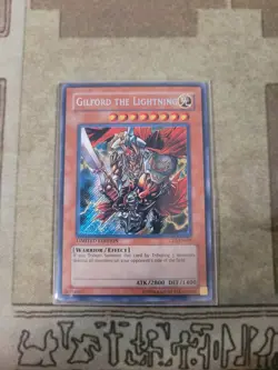 YUGIOH GILFORD THE LIGHTNING CT2-EN001 SECRET LIMITED ED NM - Image 1