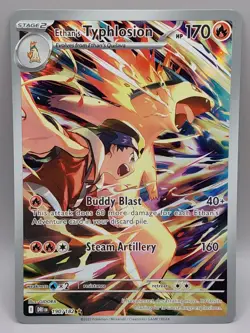 Pokemon TCG Ethan's Typhlosion Destined Rivals Illustration Rare Card 190/182 NM - Image 1