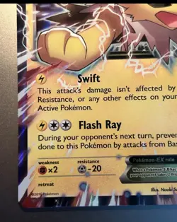 Pokemon Jolteon EX Full Art Holo Card 28/83 Ultra Rare pack fresh gem mint 10 💎 - Image 5