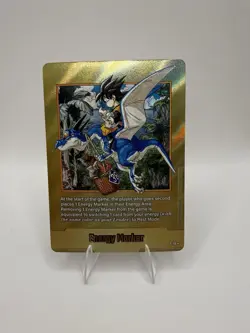 Dragon Ball fusion work mango 02 Son Goku Gold Energy Marker Foil E-86 Card - Image 1