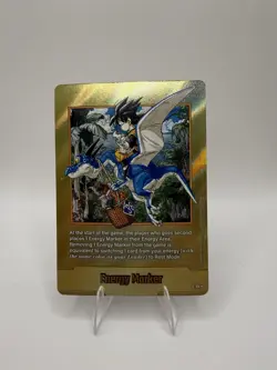 Dragon Ball fusion work mango 02 Son Goku Gold Energy Marker Foil E-86 Card - Image 2