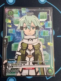 Union Arena Sinon Sword Art Online Rare Battle Promo Card Event Pack Vol 7 - Image 1