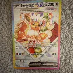 Pokemon Eevee ex Promo Tera Holo 174 SVP Scarlet & Violet Single Card - Image 1