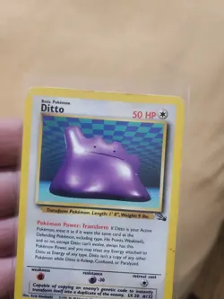 Mod play Pokemon 1999 TCG Card #18/62 Ditto. Non Holo. Fossil Collection. - Image 2