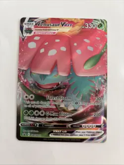 Venusaur VMAX SWSH102 SWSH: Sword & Shield Promo Cards Holo - Image 1