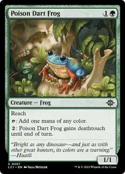 POISON DART FROG x4 mtg NM Lost Caverns of Ixalan 4 Common - Image 1