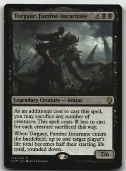 Torgaar, Famine Incarnate R Dominaria 108 LP - Image 1
