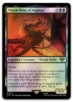 Witch-king of Angmar #114 (Foil) (LP) Lord of the Rings LTR Magic MTG - Image 1