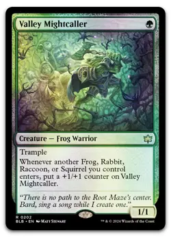 Valley Mightcaller #202 (Foil) (NM) Bloomburrow BLB Magic MTG - Image 1