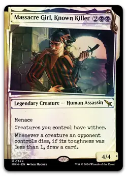 Massacre Girl, Known Killer (Showcase) #344 (Foil) NM Murders Karlov Manor - Image 1