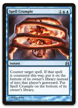 Spell Crumple #63 (LP) Commander CMD Magic MTG - Image 1