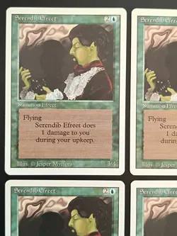 MTG | 4 x Serendib Efreet | Revised Edition | Magic The Gathering | Playset - Image 2