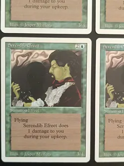 MTG | 4 x Serendib Efreet | Revised Edition | Magic The Gathering | Playset - Image 4