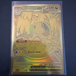Pokemon TCG Ascended Heroes Mega Dragonite Ex Gold Hyper Rare 295/217 Near Mint - Image 1
