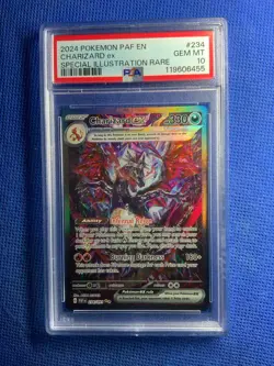 2024 POKEMON PAF EN-PALDEAN FATES SPECIAL ILLUSTRATION RARE CHARIZARD EX PSA 10 - Image 1