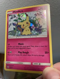 Pokemon TCG: Mimikyu SM163 Black Star Promo Sun & Moon - Very Lightly Played - Image 3