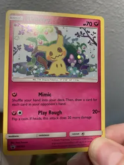 Pokemon TCG: Mimikyu SM163 Black Star Promo Sun & Moon - Very Lightly Played - Image 4