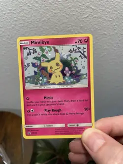 Pokemon TCG: Mimikyu SM163 Black Star Promo Sun & Moon - Very Lightly Played - Image 5