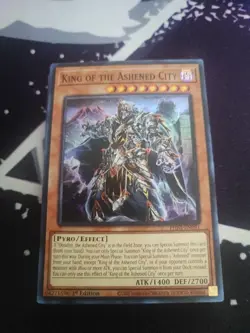 Yu-Gi-Oh! King of the Ashened City PHNI-EN091 Super Rare 1st Edition English NM - Image 1