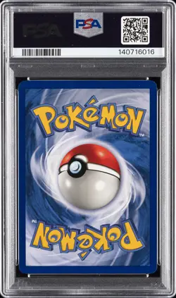 1999 POKEMON BASE SET UNLIMITED #1 ALAKAZAM-HOLO PSA 8 - Image 2