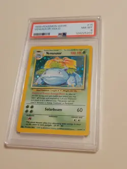 Venusaur - Pokemon Base Set #16 - Near Mint to Mint PSA 8 - Image 1