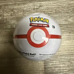Pokemon TCG Premier Ball Tin Sealed With 3 Boosters D23 - Image 1