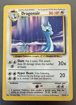 Pokemon Dragonite, Dark Dragonite, Dragonair, Dark Dragonair, Dratini (Non-Holo) - Image 4