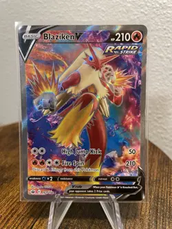 Blaziken V 161/198 Chilling Reign Full Art Ultra Rare Pokemon TCG LP - Image 1