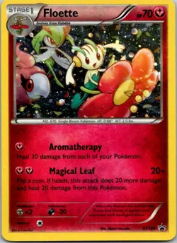 Pokemon TCG Floette Black Star Promo XY139 Cosmos Holo NM/M Fairy Single Bloom - Image 1